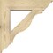 Ekena Millwork Funston Traditional Rough Sawn Bracket w/ Offset Brace, Douglas Fir, 8"W x 32"D x 32"H BKT0806X32X32FST01RDF - alternate 2